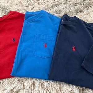 3 Polo by Ralph Lauren boys large (14-16) shirts